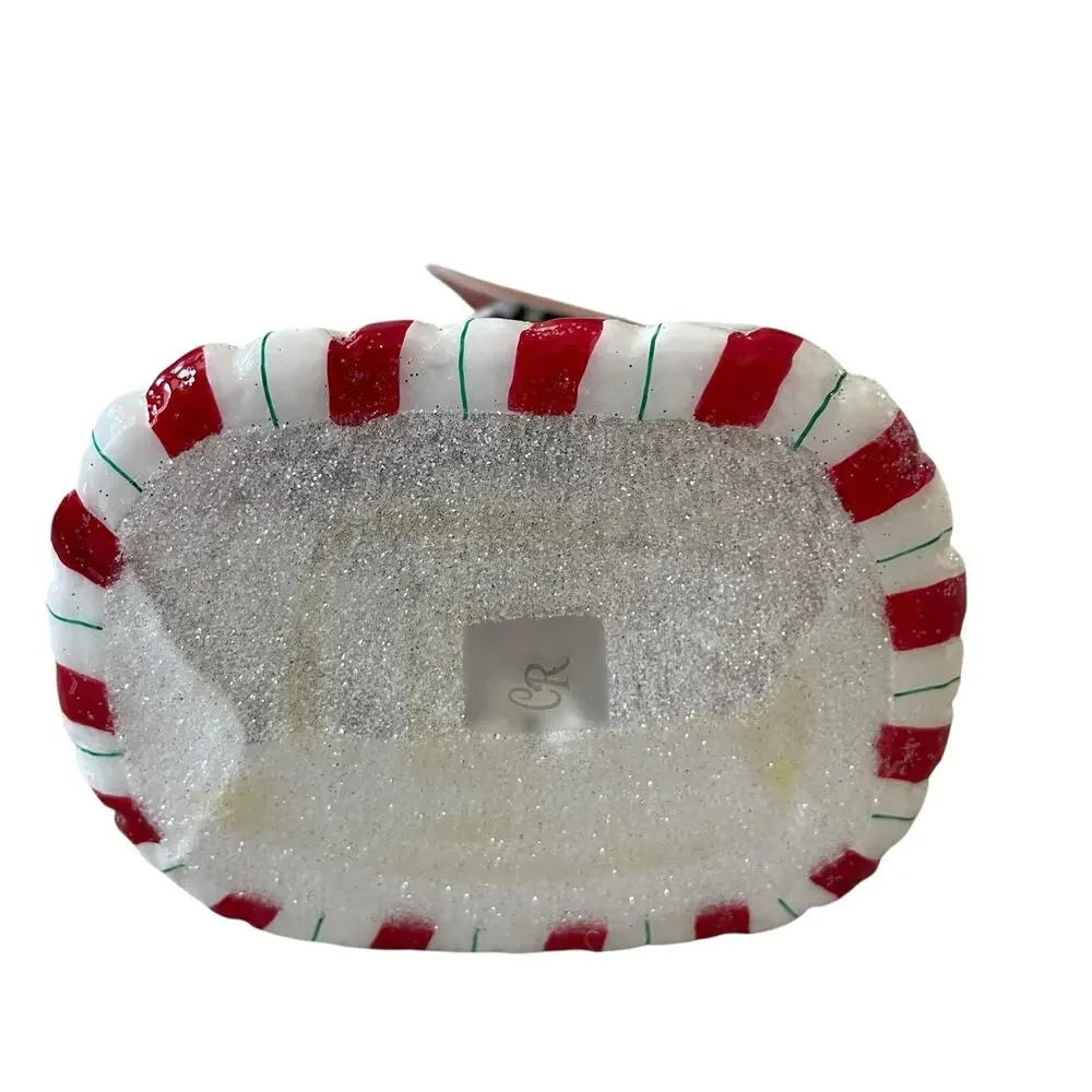 NEW Christopher Radko Sweet Tooth Cottage Glass Ornament